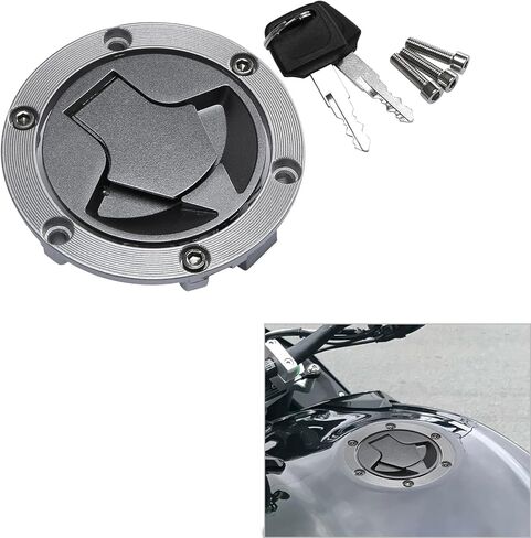 TCMT Fuel Gas Tank Cap Cover Lock Key Fit For Kawasaki EX250 Ninja 250R 2008-2014 EX300 Ninja 300 2013-2017 ER250 ER300 Z250 Z300 2013-2016 in Saudi Arabia