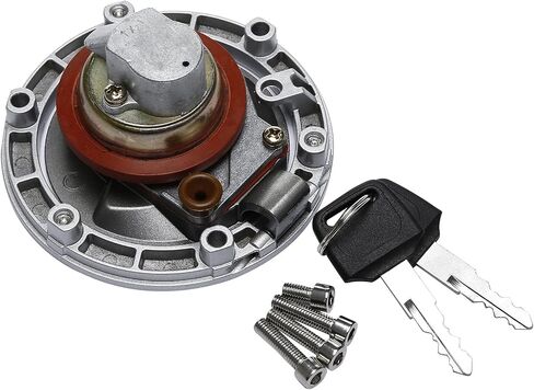 TCMT Fuel Gas Tank Cap Cover Lock Key Fit For Kawasaki EX250 Ninja 250R 2008-2014 EX300 Ninja 300 2013-2017 ER250 ER300 Z250 Z300 2013-2016 in Saudi Arabia