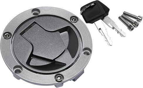 TCMT Fuel Gas Tank Cap Cover Lock Key Fit For Kawasaki EX250 Ninja 250R 2008-2014 EX300 Ninja 300 2013-2017 ER250 ER300 Z250 Z300 2013-2016 in Saudi Arabia