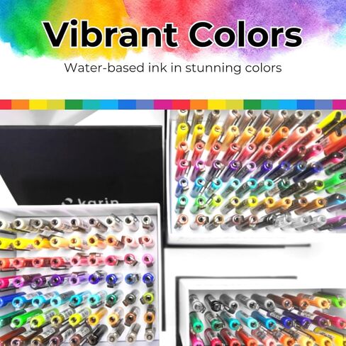 Karin Brushmarker PRO Mini Box 26 colours + 1 blender set, Assorted in Saudi Arabia