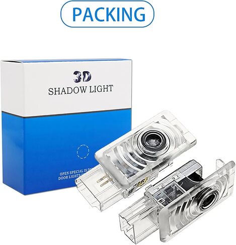 4pcs باب السيارة LED LED أضواء الشعار لكاديلاك ، 3D Ghost Shadow Light Wirlely مرحبًا بكم من مجاملة الإسقاط الإضاءة Light Light for Cadillac SRX ATS XTS CTS in Saudi Arabia