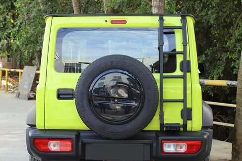 Artudatech Car Aluminium Car خلفية خلفية باب تسلق سلم الأسود ل Suzuki Jimny 2019 2020 2021 2022+ in Kuwait