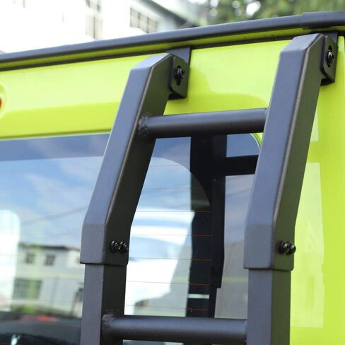 Artudatech Car Aluminium Car خلفية خلفية باب تسلق سلم الأسود ل Suzuki Jimny 2019 2020 2021 2022+ in Kuwait