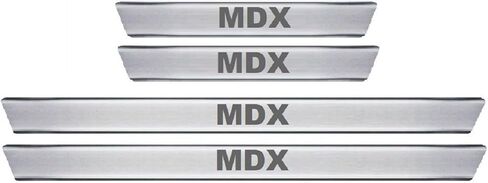حامي Melexi Chrome Sill Sill 4 Door S.Steel متوافق مع Acura MDX 2001 إلى 2024 in Kuwait