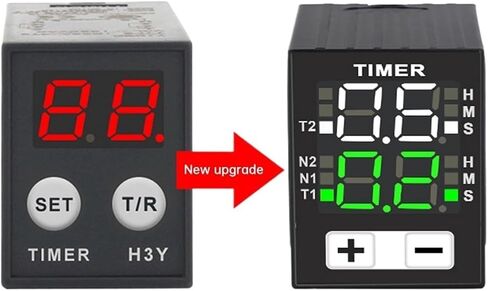 H3Y-4 ترحيل الوقت تأخير الطاقة 4 مجموعات من التأخير وضعت التحكم في دورة تأخير الطاقة 220V DC24V DC12V توقيت التتابع (AC 220V) in Saudi Arabia