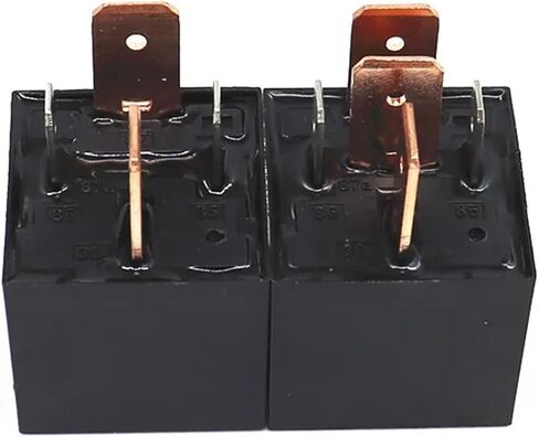 4 5Pin JD1912 Automotive Car Relay DC12 24V 80A Black Waterproof Heavy Duty Relay(12V 5Pin) in Saudi Arabia