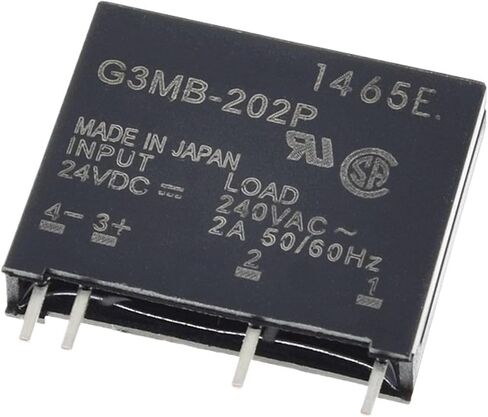1PCS 5V 12V 24V DC-AC وحدة ترحيل الحالة الصلبة G3MB-202P G3MB 202P PCB SIP SSR AC 240V 2A Snubber Circuit Relay Switch (24V) in Saudi Arabia