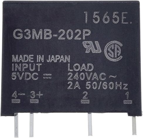 1PCS 5V 12V 24V DC-AC وحدة ترحيل الحالة الصلبة G3MB-202P G3MB 202P PCB SIP SSR AC 240V 2A Snubber Circuit Relay Switch (24V) in Saudi Arabia