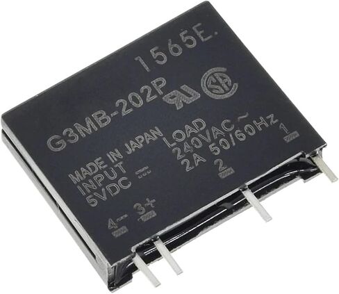 1PCS 5V 12V 24V DC-AC وحدة ترحيل الحالة الصلبة G3MB-202P G3MB 202P PCB SIP SSR AC 240V 2A Snubber Circuit Relay Switch (24V) in Saudi Arabia