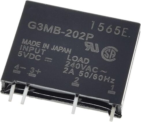 1PCS 5V 12V 24V DC-AC وحدة ترحيل الحالة الصلبة G3MB-202P G3MB 202P PCB SIP SSR AC 240V 2A Snubber Circuit Relay Switch (24V) in Saudi Arabia