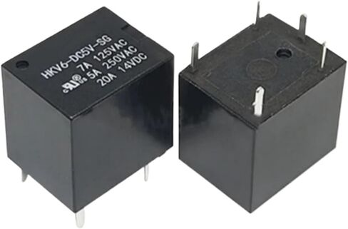 5pcs HKV6-DC5V-SG HKV6-DC12V-SG HKV6-DC24V-SG 5PIN 20A 5V 12V 24V Power Relay(HKV6-DC24V-SG) in Saudi Arabia
