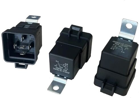 4 Pin 5 Pin 40A 12V Waterproof Car Relay Automotive Relays Normally Open DC 12V 24V 28V for Head Light Air Conditioner(5pin 12-14V 40A) in Saudi Arabia