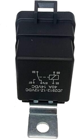 4 Pin 5 Pin 40A 12V Waterproof Car Relay Automotive Relays Normally Open DC 12V 24V 28V for Head Light Air Conditioner(5pin 12-14V 40A) in Saudi Arabia