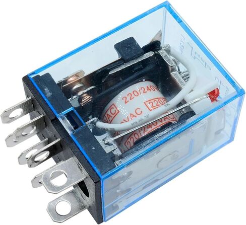 5pcs ly2nj hh62p hhc68a-2z micro micro mini electromagnetic relay 10a 8pin coil dpdt dc 12v 24v ac 220v (5pcs ly2nj base) in Kuwait