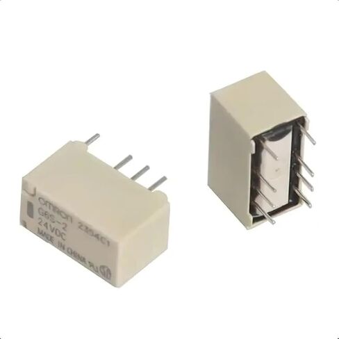 【10-2PCS】 G6S-2-3VDC G6S-2-5VDC G6S-2-12VDC G6S-2-24VDC 250VAC/DC220V 3V/5V/12V/24V 8PIN Mini Signal Switch Relay 2A(10PCS,24V) in Saudi Arabia