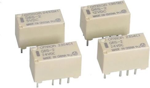 【10-2PCS】 G6S-2-3VDC G6S-2-5VDC G6S-2-12VDC G6S-2-24VDC 250VAC/DC220V 3V/5V/12V/24V 8PIN Mini Signal Switch Relay 2A(10PCS,24V) in Saudi Arabia