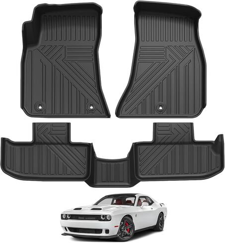 Falafa Floor Mats Fit for 2019-2024 Chevy Silverado/GMC Sierra 1500, for 2020-2024 Silverado/Sierra 2500HD/3500HD Crew Cab, All Weather Floor Liner with Rear Underseat Storage Box, Front Bucket Seat in Kuwait