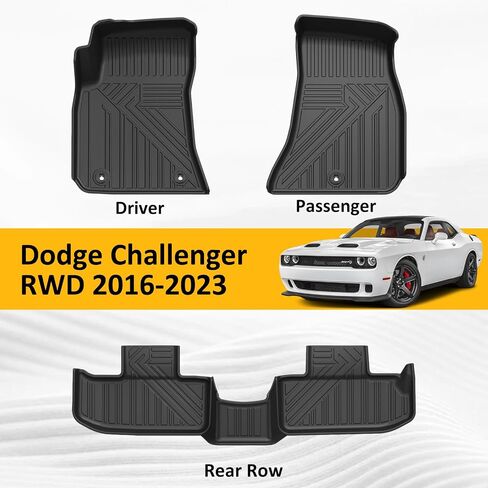 Falafa Floor Mats Fit for 2019-2024 Chevy Silverado/GMC Sierra 1500, for 2020-2024 Silverado/Sierra 2500HD/3500HD Crew Cab, All Weather Floor Liner with Rear Underseat Storage Box, Front Bucket Seat in Kuwait