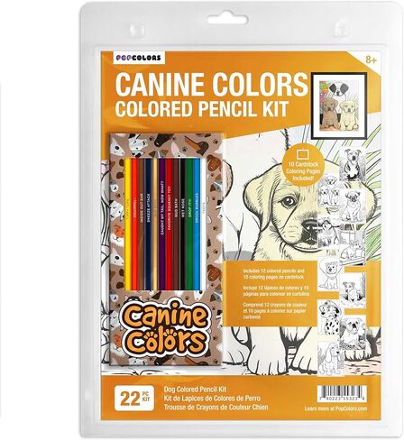 Kitty Colors Colored Pencil Set for Cat Lovers - 12 Hilarious Puss-Inspired Parody Pencils - Each Color Pencil is Foil-Stamped with Cat References - Cat Gift for Cat Lovers in Kuwait