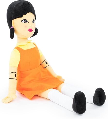 Netflix Squid Game Young -hee Plush Pillow Buddy - وسادة شخصية ذات ناعم فائق - الألياف الدقيقة للبوليستر ، 26 بوصة in Saudi Arabia