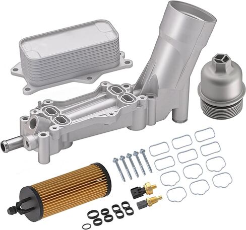 Engine Oil Cooler Filter Housing 926-876 Kit For 2011-2016 Dodge Challenger/Charger/Grand Caravan/Journey/Durango/Avenger,Chrysler 200/300 3.6L, Kit For 2014-2016 Jeep Cherokee 3.2L, Ram C/V 3.6L in Kuwait