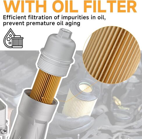 Engine Oil Cooler Filter Housing 926-876 Kit For 2011-2016 Dodge Challenger/Charger/Grand Caravan/Journey/Durango/Avenger,Chrysler 200/300 3.6L, Kit For 2014-2016 Jeep Cherokee 3.2L, Ram C/V 3.6L in Kuwait