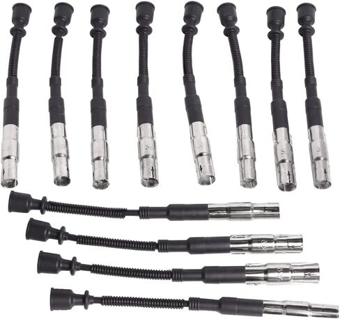ENA Set of 6 Blue Ignition Coil with 12 Iridium Spark Plug and Wire Set Compatible with Mercedes-Benz Crossfire C240 C280 C320 CLK320 E320 ML320 ML350 SLK320 Replacement for 0001587303 UF359 in Saudi Arabia