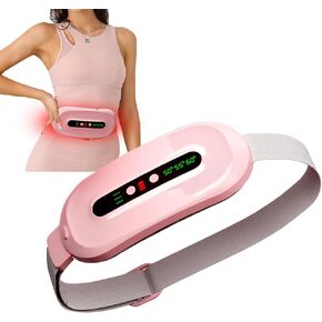 Portable Cordless Heating Pad for Period Cramps,Fast Heating Pad with 3 Heat Levels and 3 Massage Modes,Back Pain Relief Menstrual Belt for Women (Meat Color) in Saudi Arabia