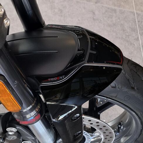 Motorcycle 3D Stickers Compatible with Triumph Trident 660 2021-2025. Fender Covers Protections from Impact and Scratches. Resin Stickers - Made in Italy in Saudi Arabia