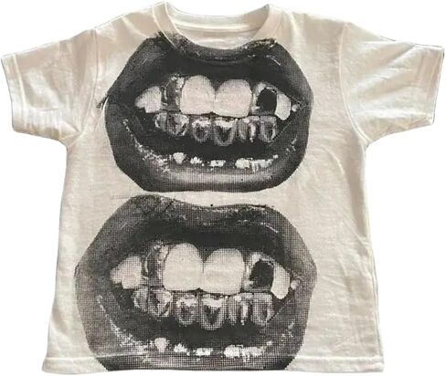 Y2K Baby Tees Shirt Woman 90s Outfit 2000s Graphic Graphic Tees Y2K قمصان لطيفة in Kuwait