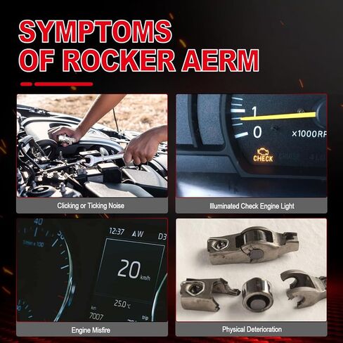 CCIYU 16PCS محرك Rocker Arm Retainer Clip ، متوافق مع 2003-2007 Ford F-250 ، F-350 ، F-450 ، F-550 Super Duty & Suber in Saudi Arabia
