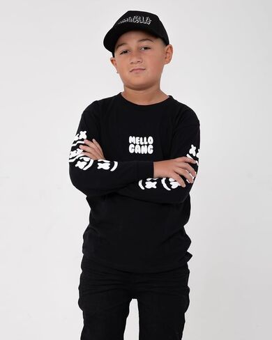 Marshmello - Youth - يواجه قميصًا طويل الأكمام - القطن 100 ٪ قبل الشروط in Saudi Arabia
