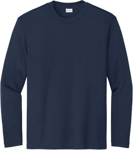 Sport-Tek Youth Long Sleeve Posicharge منافس Tee | تي شيرت رياضي للتنفس للأولاد والبنات ، والملابس للأطفال in Saudi Arabia