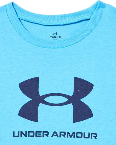 Under Armour Boys' Sportstyle Logo Short Sleeve T Shirt in Saudi Arabia