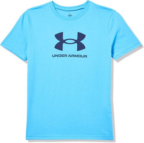 Under Armour Boys' Sportstyle Logo Short Sleeve T Shirt in Saudi Arabia