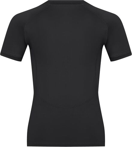 Youth Boys Compression Shirt Short Sleeve Football Basketball Quick Dry Base Layer Undershirt Kids Athletic T-Shirt in Saudi Arabia