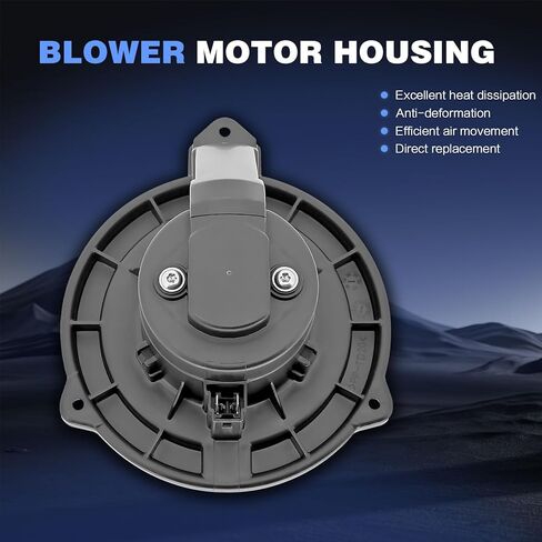 HVAC A/C Heater Blower Motor with Fan Cage Compatible with Chevy, GMC, Cadillac Vehicles - 1999-2002 Silverado 1500, Sierra 1500, Tahoe, Yukon, Escalade - Replace# 52400424, 89019321 in Kuwait