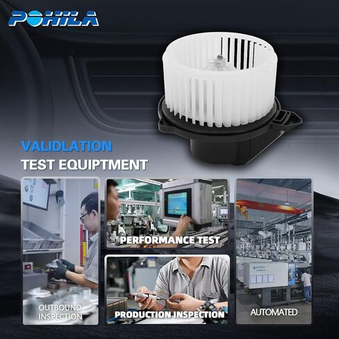 HVAC A/C Heater Blower Motor with Fan Cage Compatible with Chevy, GMC, Cadillac Vehicles - 1999-2002 Silverado 1500, Sierra 1500, Tahoe, Yukon, Escalade - Replace# 52400424, 89019321 in Kuwait