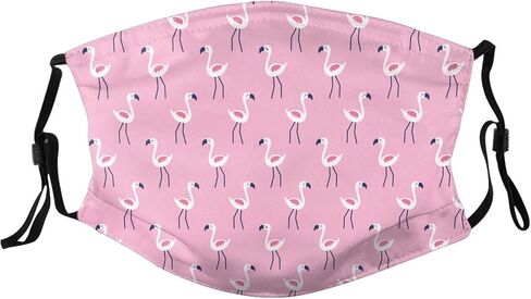 Cute Dolphins Wave Face Mask Adult Washable Reusable Pleated Anti Dust Mask with 2 Filter for Women Men Decorative in Saudi Arabia