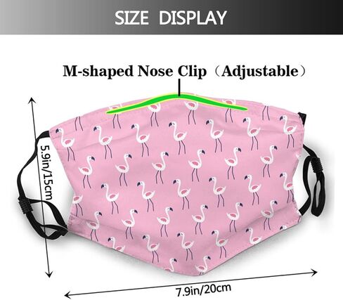 Cute Dolphins Wave Face Mask Adult Washable Reusable Pleated Anti Dust Mask with 2 Filter for Women Men Decorative in Saudi Arabia