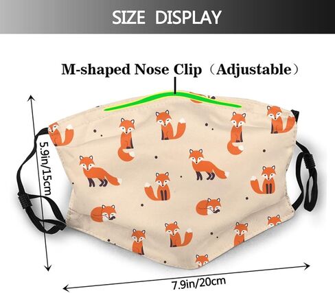 Cute Dolphins Wave Face Mask Adult Washable Reusable Pleated Anti Dust Mask with 2 Filter for Women Men Decorative in Saudi Arabia