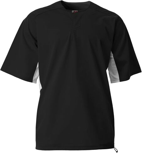 A4 NB4188 Short Sleeve Youth Batting Jacket Modern fit Crewneck Baseball Jacket in Saudi Arabia