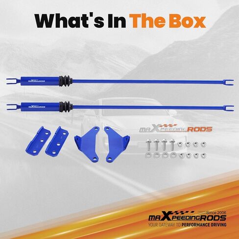 MaxPeedingrods شريط التثبيت التثبيت للتوجيه لـ Tesla Model 3/ Model 3 Performance 2017-2023 ، قضيب مثبط غاز النيتروجين عالي الضغط in Kuwait