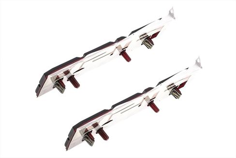 2015-2016 Ford F-150 XLT Red & Black Fender Emblem Nameplates Right Left Set OEM in Saudi Arabia