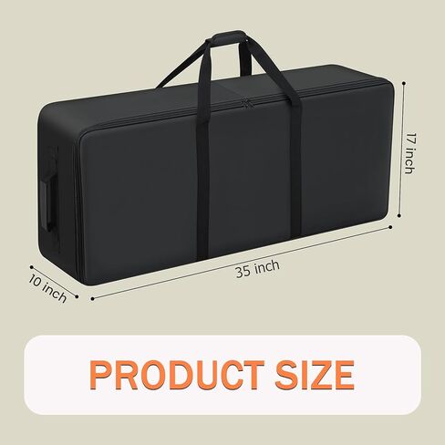 40 Inch Heavy Duty Extra Large Zippered Duffel Bag for Travel Camping Sports Equipment Storage, Soft Foldable Rolling Carry Cover with Wheels, Durable & Water Resistant in Kuwait