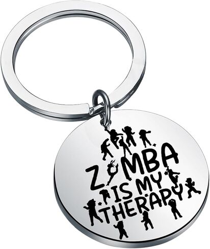 BLEOUK زومبا تحت عنوان هدية زومبا المفاتيح زومبا عشاق الهدايا زومبا هدية لفتاة زومبا مدرب شكرا لك هدية زومبا الرياضة الهدايا in Kuwait