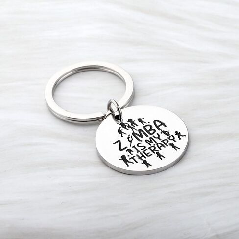 BLEOUK زومبا تحت عنوان هدية زومبا المفاتيح زومبا عشاق الهدايا زومبا هدية لفتاة زومبا مدرب شكرا لك هدية زومبا الرياضة الهدايا in Kuwait