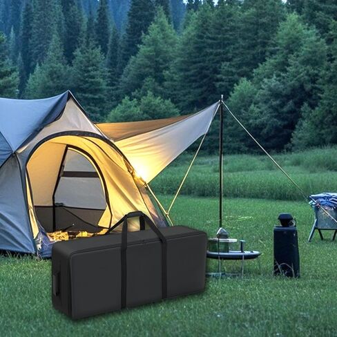 40 Inch Heavy Duty Extra Large Zippered Duffel Bag for Travel Camping Sports Equipment Storage, Soft Foldable Rolling Carry Cover with Wheels, Durable & Water Resistant in Kuwait