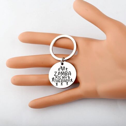 BLEOUK زومبا تحت عنوان هدية زومبا المفاتيح زومبا عشاق الهدايا زومبا هدية لفتاة زومبا مدرب شكرا لك هدية زومبا الرياضة الهدايا in Kuwait