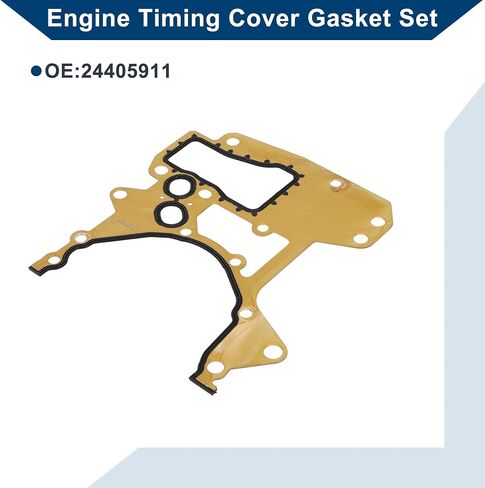 مجموعة غلاف توقيت المحرك مجموعة رقم 24405911 لـ Chevrolet Sonic 1.8L 2012-2018 Cover Cover Cover Gasket Long-Lastering Sealing Metal 1 PCS GOLD TONER in Saudi Arabia